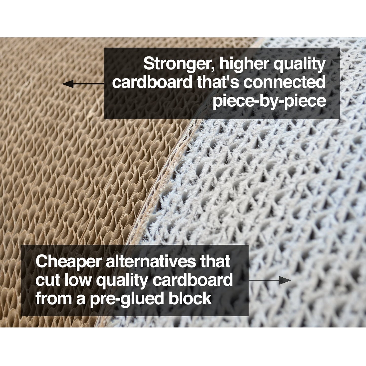 PetFusion Ultimate Reversible Infinity Cat Scratcher Lounge & Bed, Durable & Long Lasting, Brown