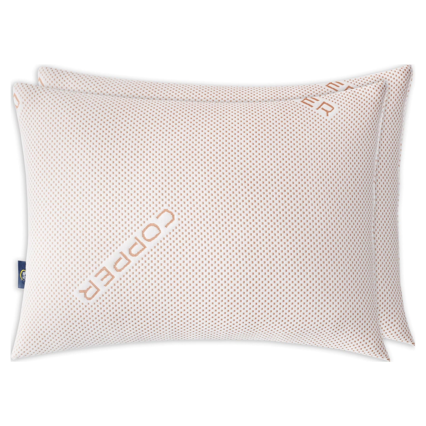 Sertapedic Copperloft Standard/Queen Bed Pillow, 2 Pack, Hypoallergenic